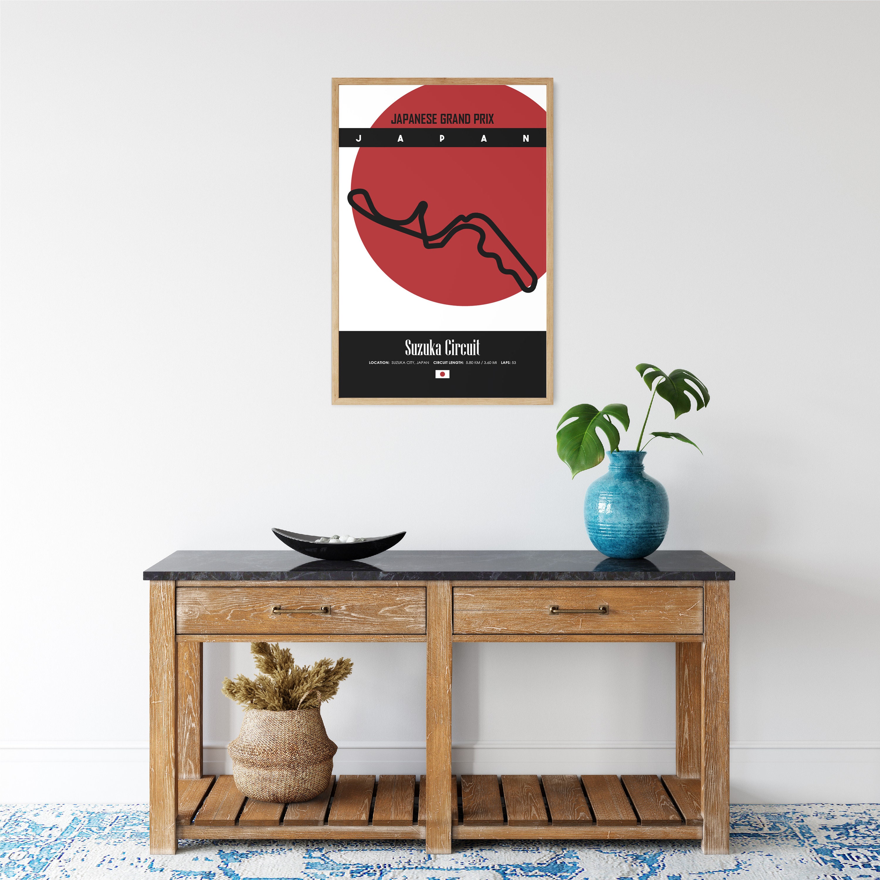 Suzuka Circuit Japanese Grand Prix Formula 1 Poster Circuit - Etsy