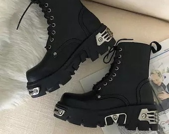 Chunky Sole Boots - Punk