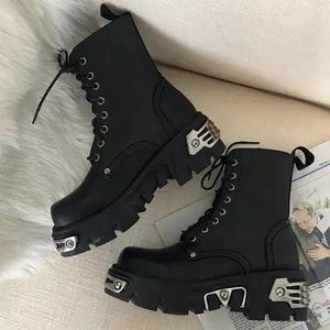 Chunky Sole Boots - Punk