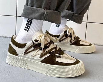 sneakers with brown
