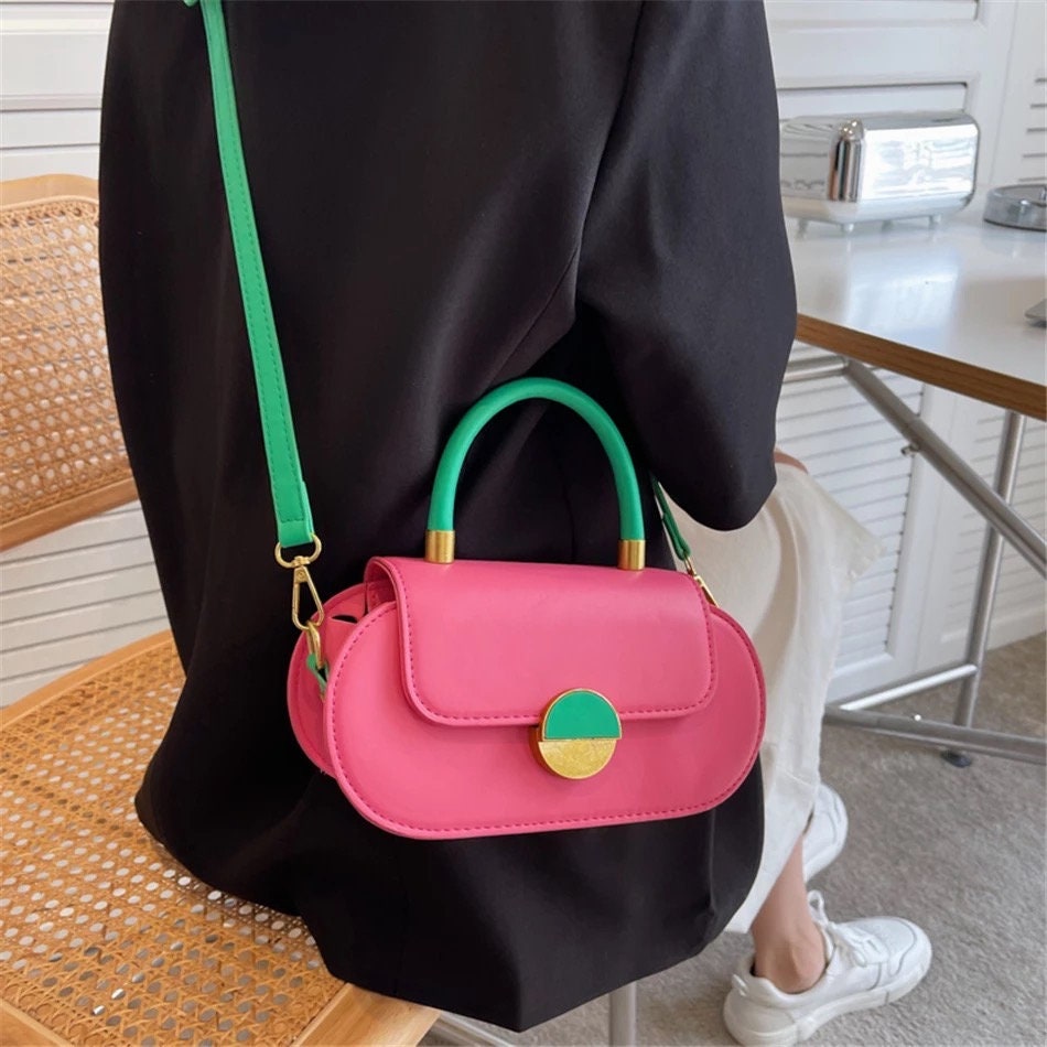 Vegan leather handbag Sempre Di Pink in Vegan leather - 34813335