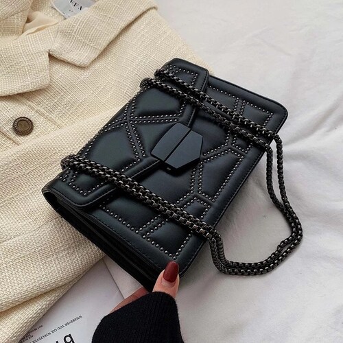 Cross Body Bag Chain Etsy