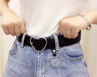 Heart Buckle Belt