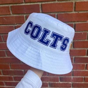 Indianapolis Colts Adult Bucket Hat | Colts Accessories | Colts Unisex Hat | Custom NFL Bucket Hat