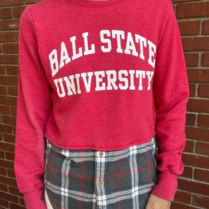Women&#39;s Ball State University Sweatshirt Flannel | Ball State Apparel | Women&#39;s Ball State Sweatshirt