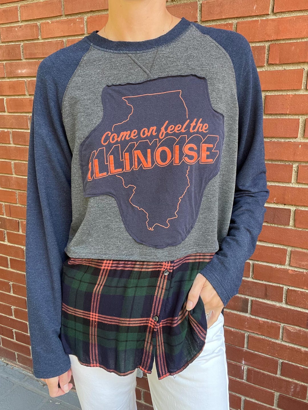 University of Illinois Long Sleeve Flannel Hybrid Shirt | Illini ...