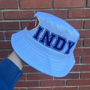 Indianapolis Colts Adult Bucket Hat | Colts Hat | Indy Bucket Hat | Colts Apparel and Accessories | Gift for Colts Fan