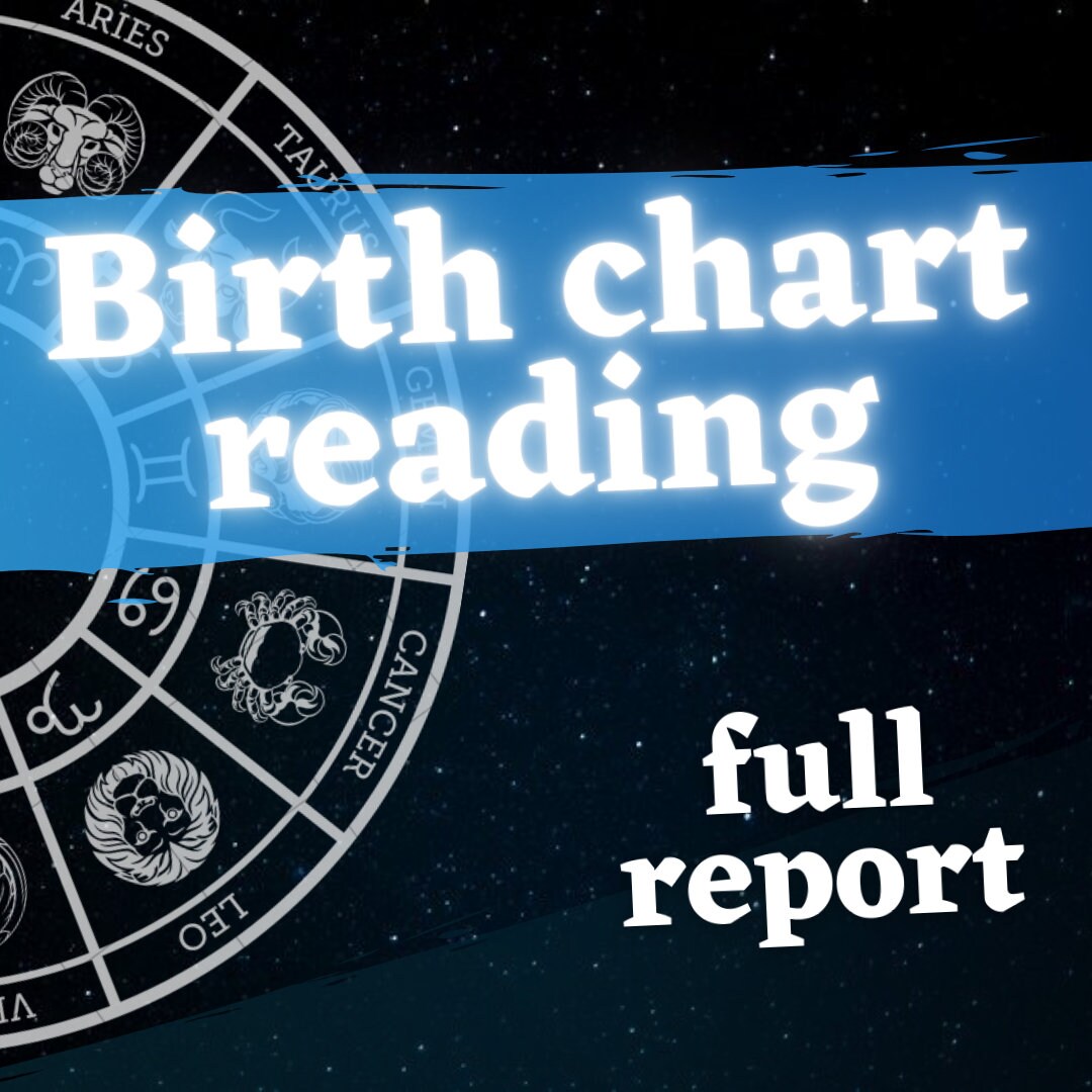 Birth Chart Reading & Full Natal Report // Astrology Reading - Etsy
