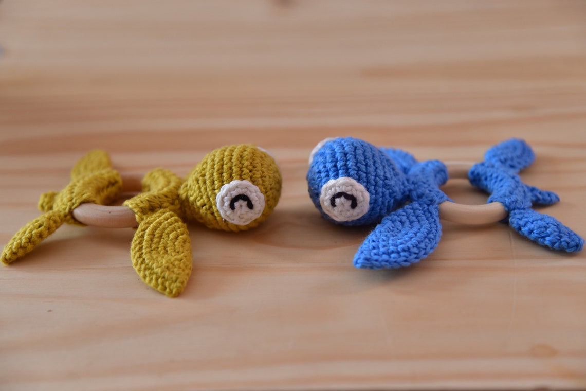 Crochet PATTERN Turtle Rattle,crochet Baby Rattle ,crochet Toy for Baby