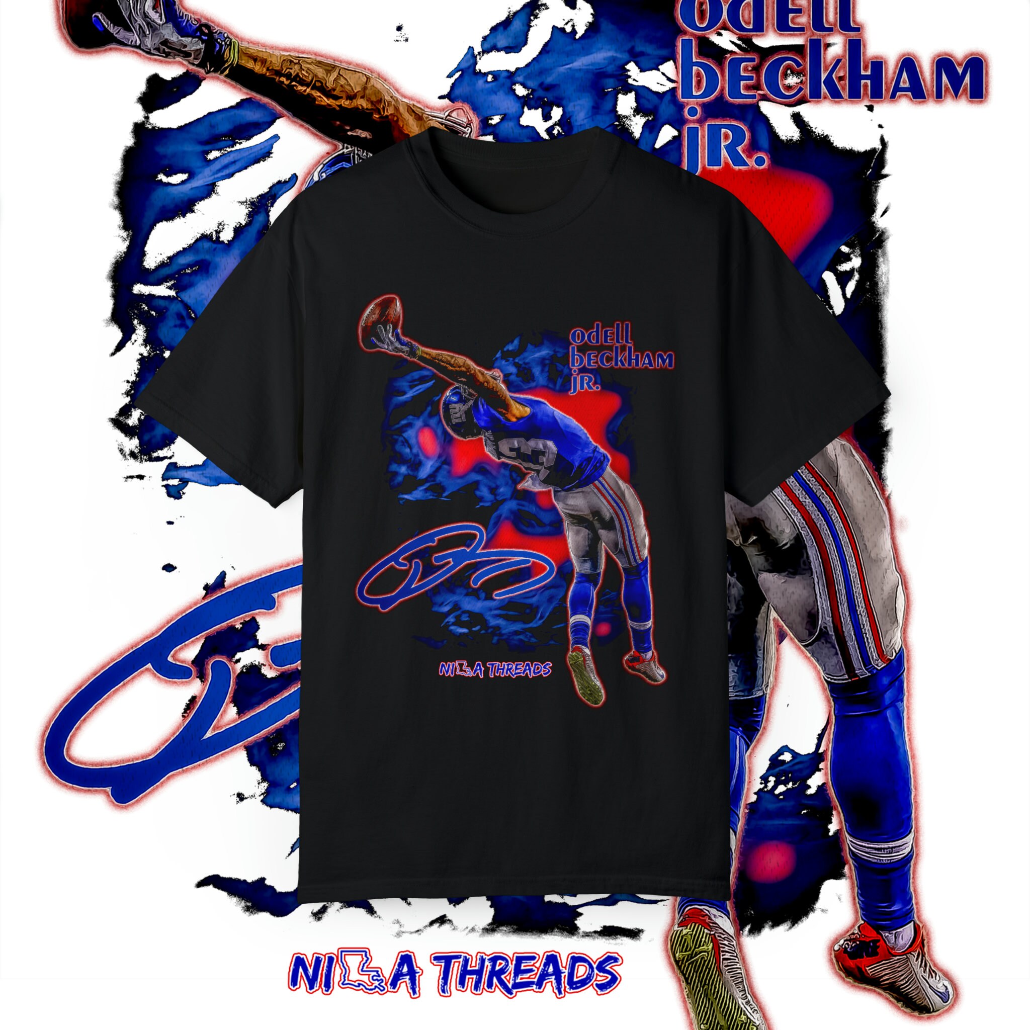 Odell Beckham Jr Graphic Catch - Etsy