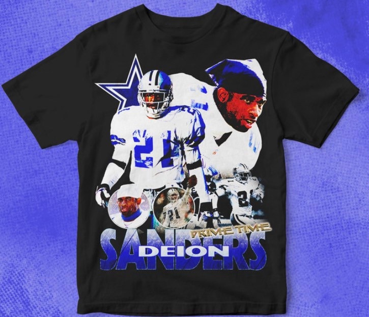 Discover Deion Sanders 90s Bootleg T-Shirt