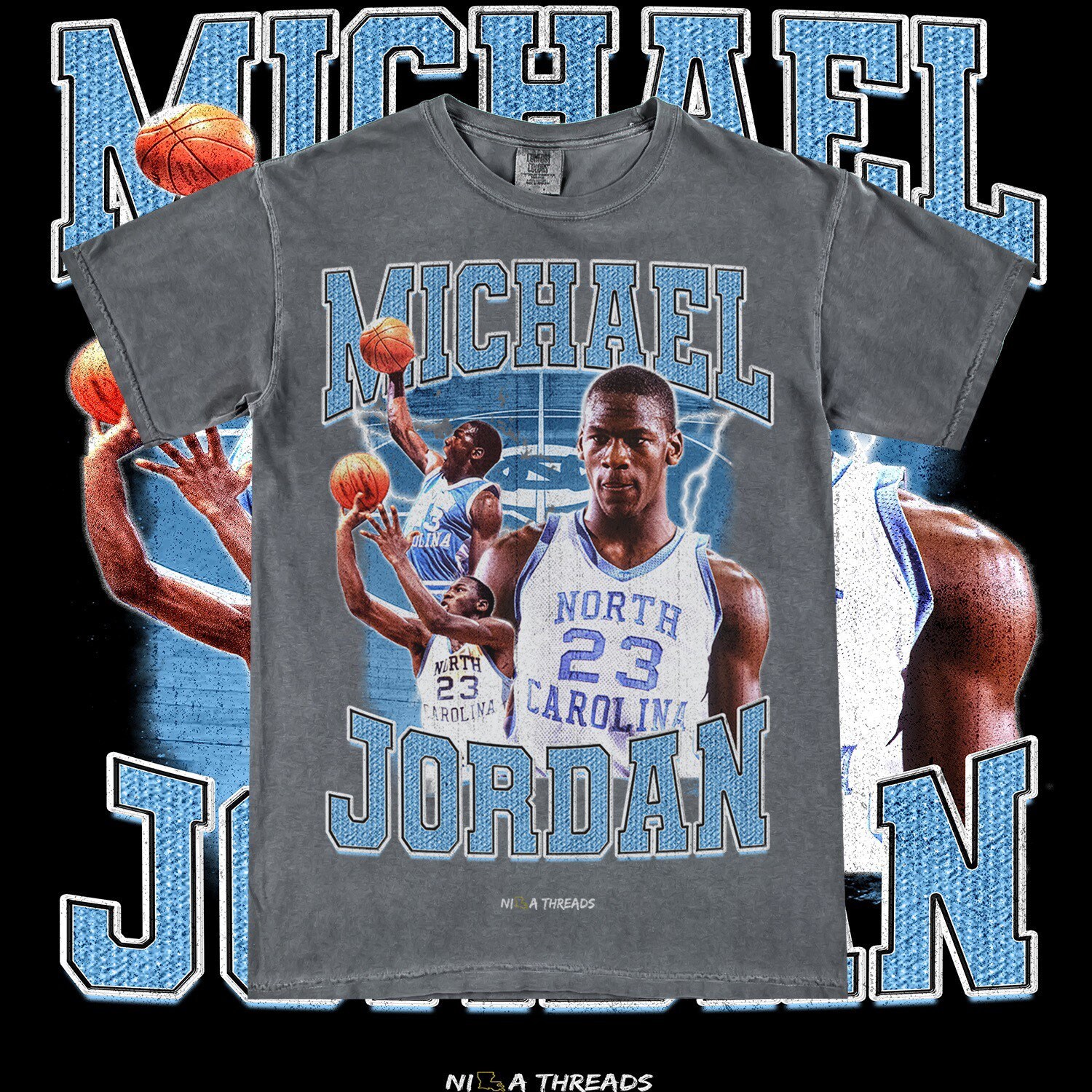 Discover Michael Jordan Vintage Graphic Shirt, Michael Jordan Bootleg Graphic Shirt