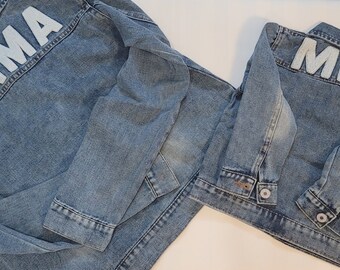 mom and dad jean jackets