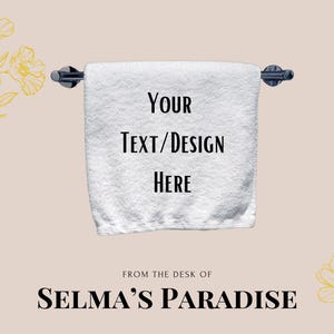 Custom Embroidered Hand Towels, Personalized Unique Hand Towels, Embroidery Hand Towels, New Home Personalized Gift Bathroom Decor
