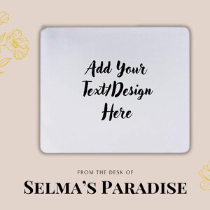 Customizable Sublimation Mouse Pad: Personalized Text & Photo