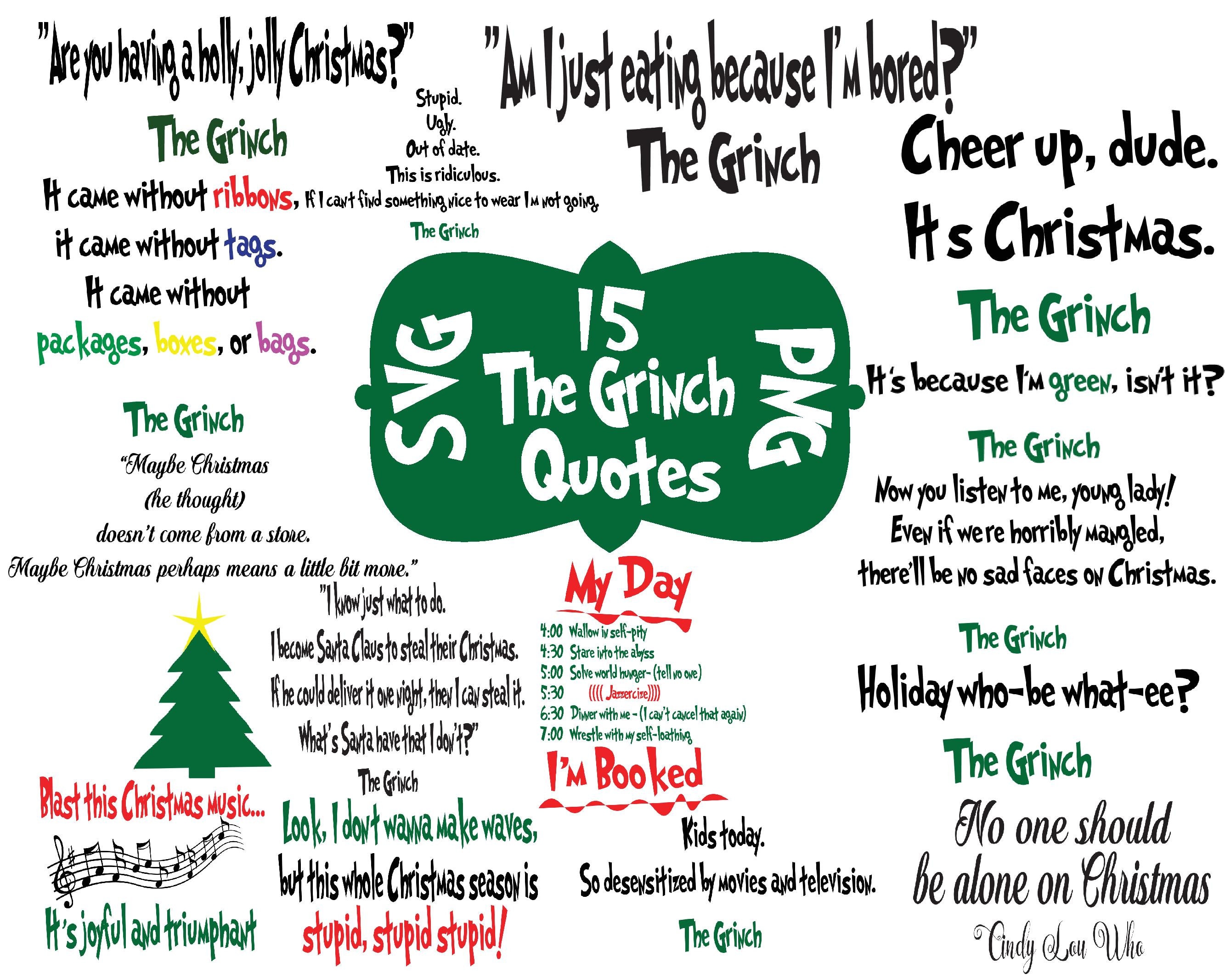 the grinch who stole christmas quotes