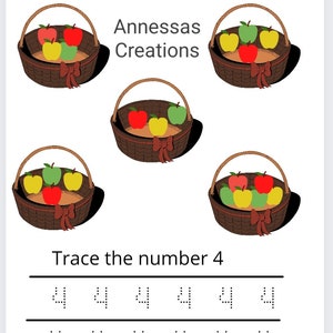 Tracing 1-9, printable math worksheet, homeschool math printable,Counting tracing math worksheet, preschool worksheet