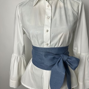 Cintura elegante da donna, cintura larga avvolgente, cintura obi, fascia, cintura da donna con nodo in vita, cintura boho boho, cintura per abiti maxi, cintura da donna