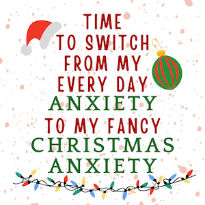 Christmas anxiety sublimation svg print and cut print to cut cricut silhouette cameo
