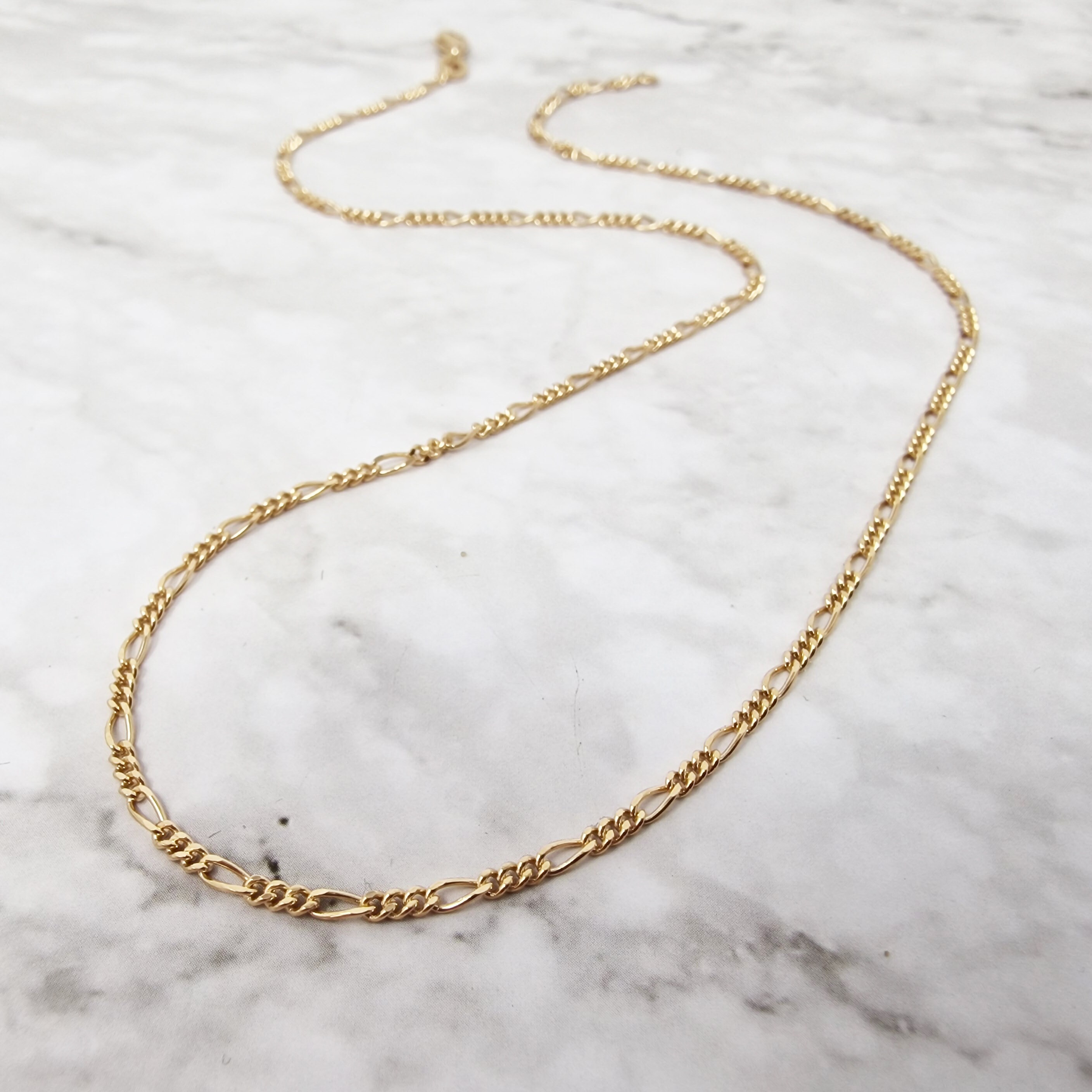 Billie Thin Gold Rope Chain Necklace - Waterproof Jewelry