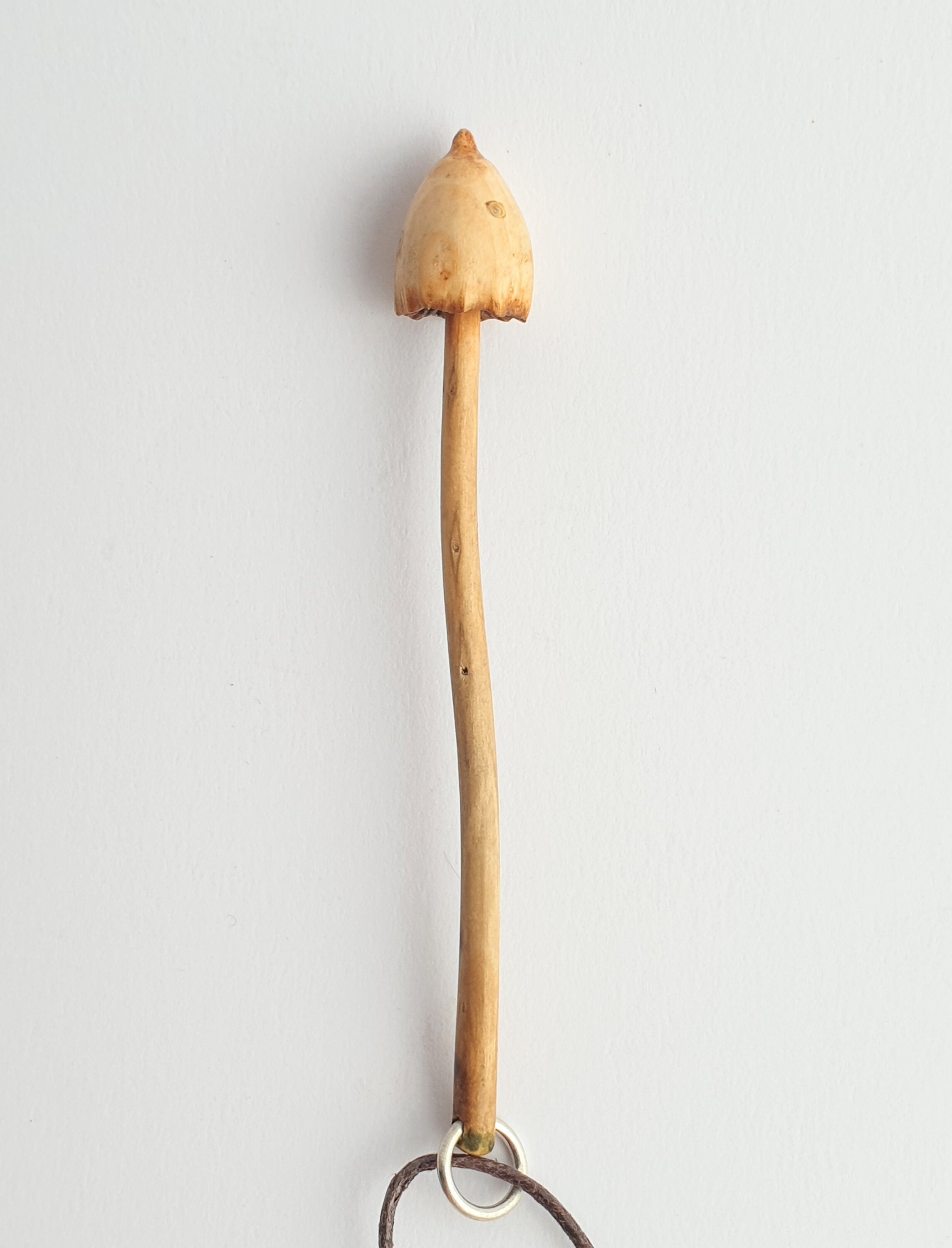 Retro Magic Mushroom Pendant Necklace – Vintage Surfer Style, 18” Length