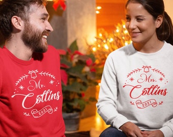 Newlywed ugly christmas sweaters clearance
