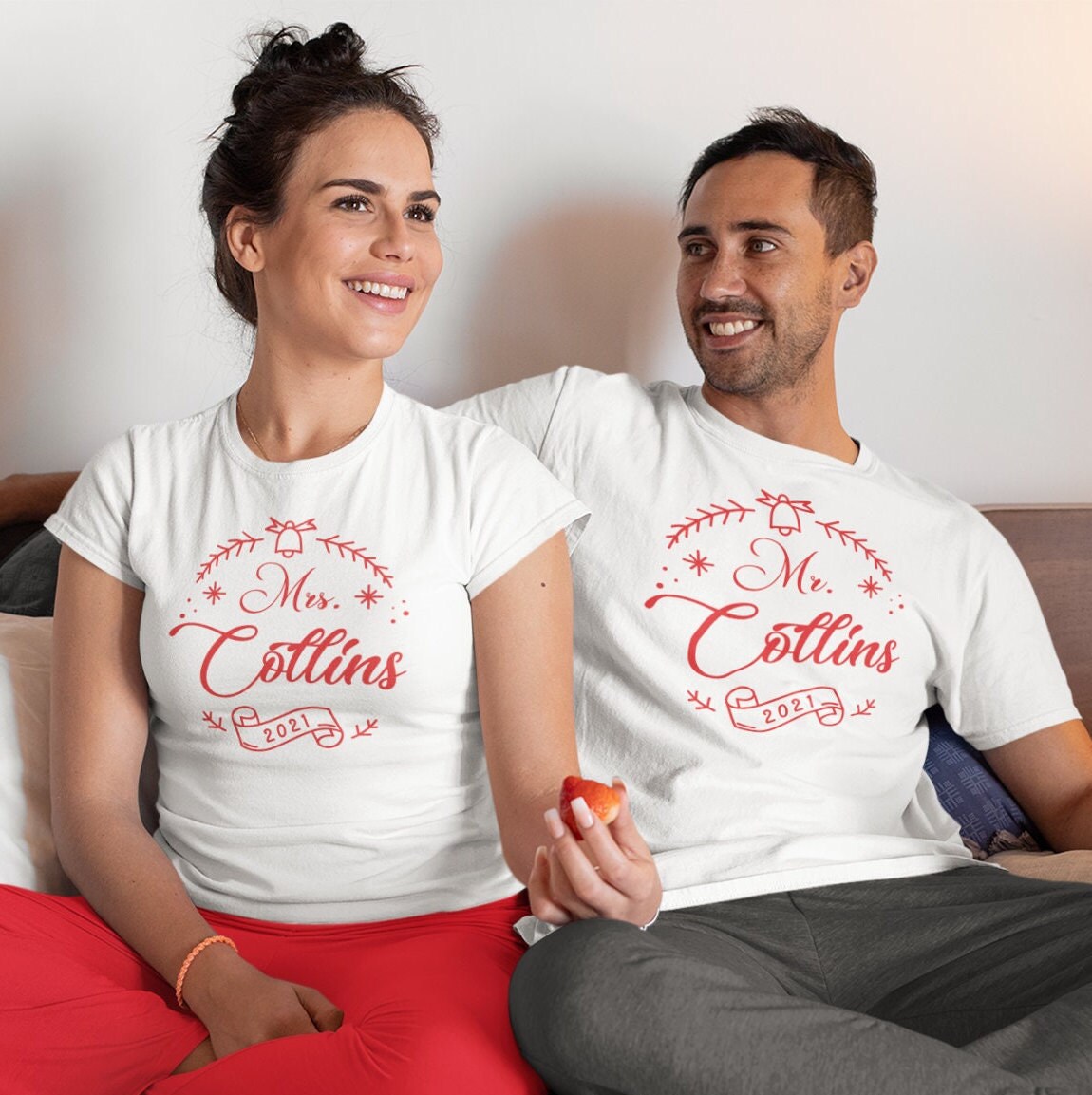 Funny Couples Christmas Sweatshirts, Matching Couple Christmas Jumpers, Ho Jumper, Where's My HO