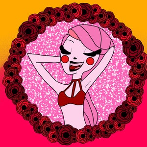 Hazbin Hotel and Helluvaboss Valentines Day pins