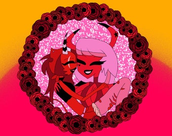 Hazbin Hotel and Helluvaboss Ships Valentines Day Pins - Etsy
