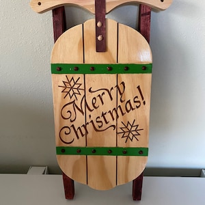 Merry Christmas Sled