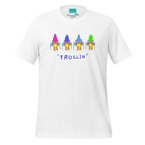Internet Trollin Unisex T Shirt, Hand Drawn Design, Andrew Estrada