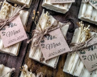 Cadeaux invités: Savon Mariage cannelé personnalisable 25g, ingrédients français