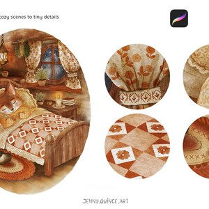 Pinceles de patrones para Procreate/Creatividad con patrones imagen 4