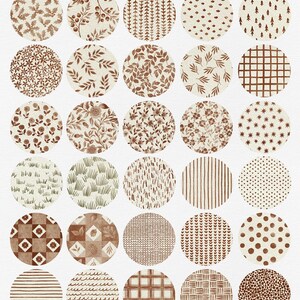 Pinceles de patrones para Procreate/Creatividad con patrones imagen 11