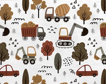 Neutral Cars Seamless Pattern – Whimsical Kids Vector Design (Digital Download)