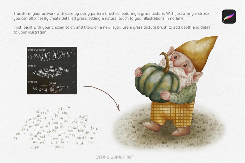 Pinceles de patrones para Procreate/Creatividad con patrones imagen 6
