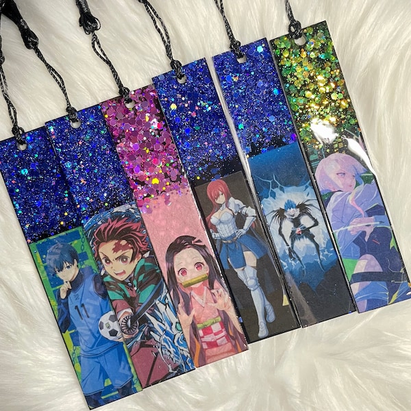 Anime Bookmark Etsy