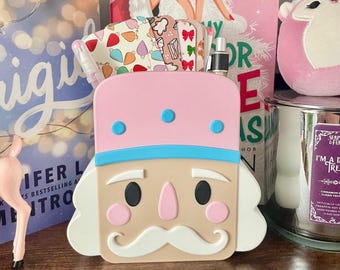 Nutcracker Bookmark & Pen Holder,  3D Printed Whimsical Holiday Organizer