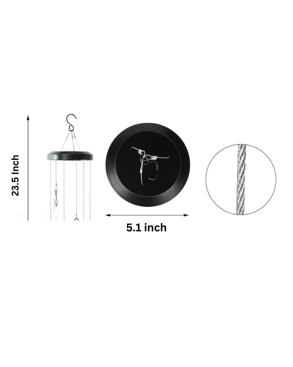 Wind Disc Wind Chime Disc for Hanging, Windchime Replacement Disc, Windchime ...