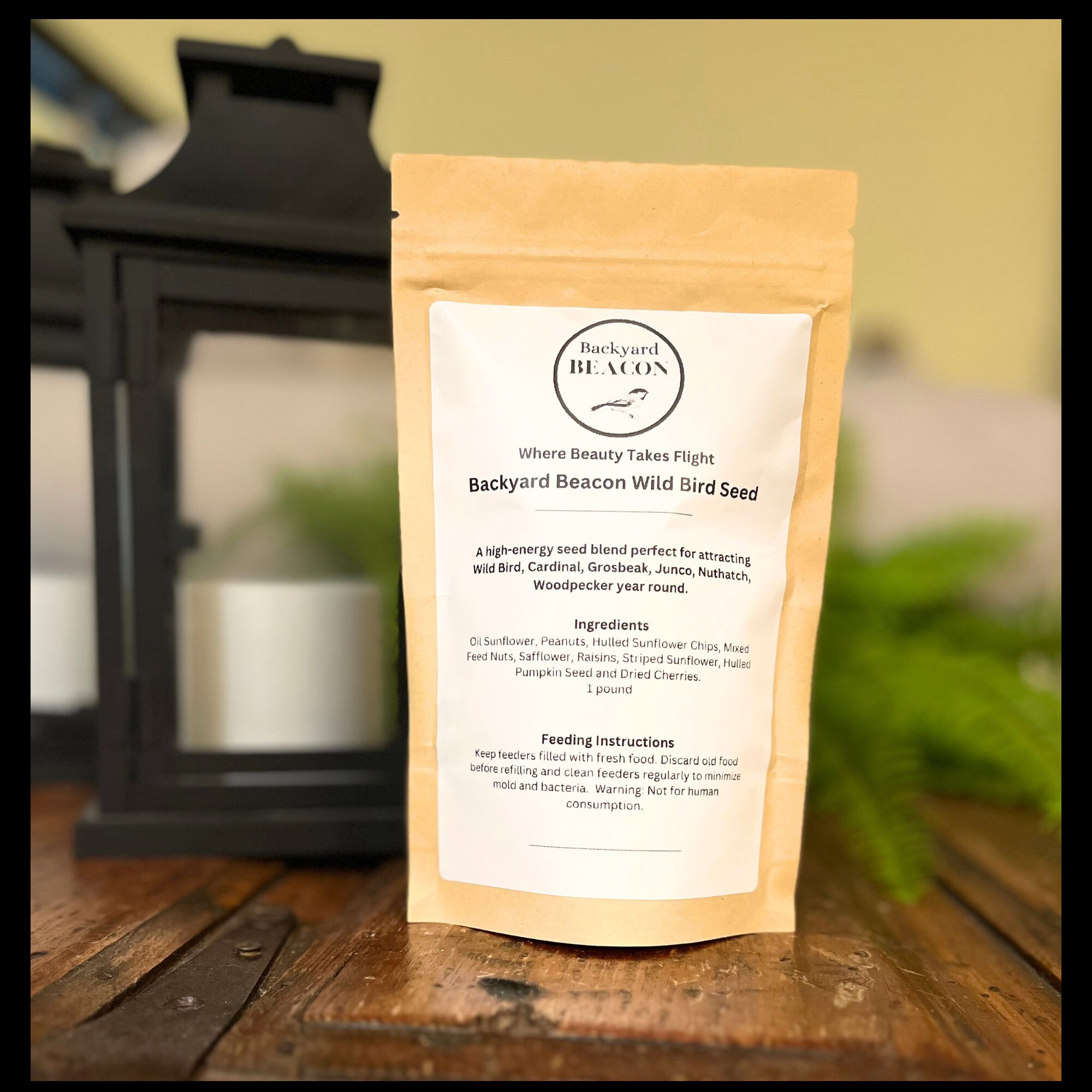Bird Seed Blend for Bird Feeder Gift Attracts Wild Birds Cardinal ...