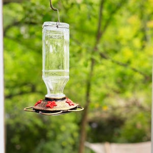 Hummingbird Feeder Copper Hummingbird bird feeder Glass Hummingbird feeder hummingbird feeder gift easy to clean hummingbird bird feeder