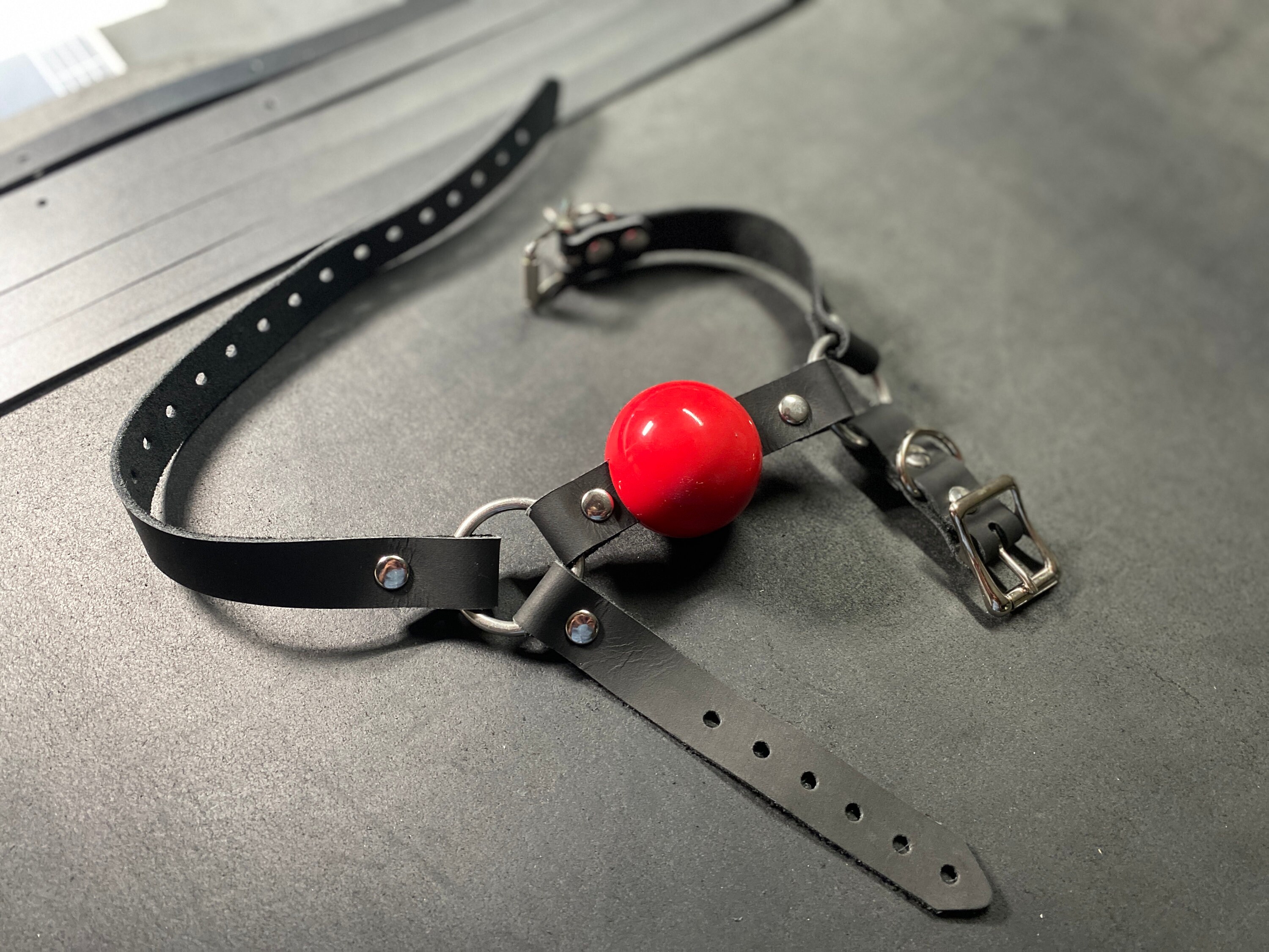 Ball Gag chin Strap Silicone Ball Mature Etsy Australia