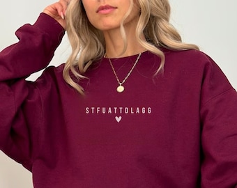 Bookish STFUATTDLAGG Sweatshirt Reading Crewneck Smut Reader Gift Spicy Book Smuttok Smutty Book Gifts Booktok Merch Spicy Reader Smut Lover