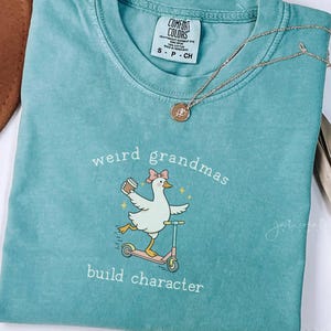 Funny Grandma Goose T-shirt, Comfort Colors First Time Grandma Gifts, Pregnancy Reveal To Parents, Baby Announcement, Promoted to Grandma