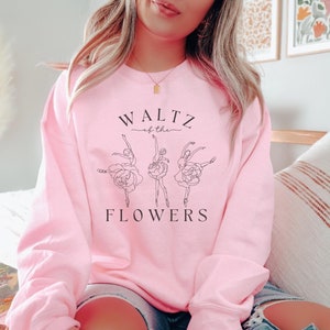 Waltz of the Flowers Ballet Sweatshirt Ballet Dance Sweatshirt Wild Flower Botanical Ballerina Sweater Ballet Teacher Gift Nutcracker Season