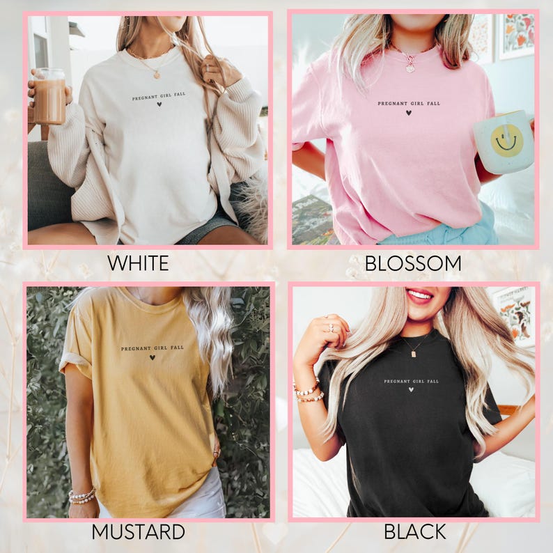 Pregnant Girl Fall Comfort Colors Shirt Thanksgiving Holiday Expecting