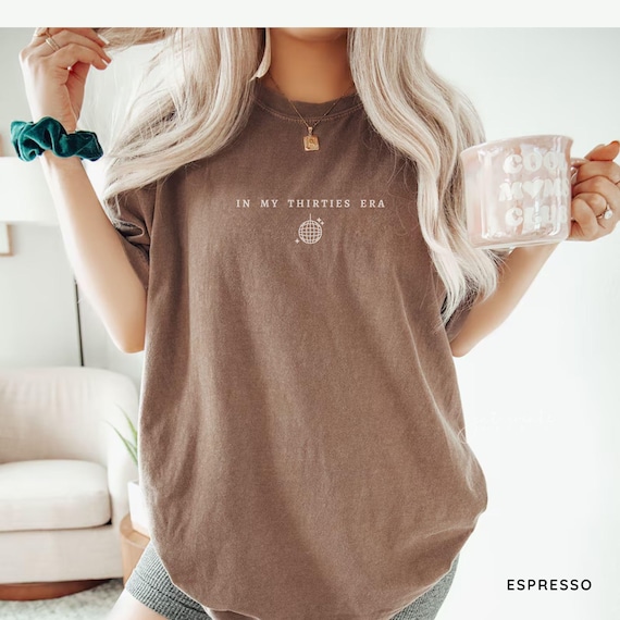 In My Thirties Era Shirt 30 Years Old Comfort Colors Disco Ball Shirt 30th Birthday Gift For Her 30th Tshirt Thirtieth Birthday Party Shirt