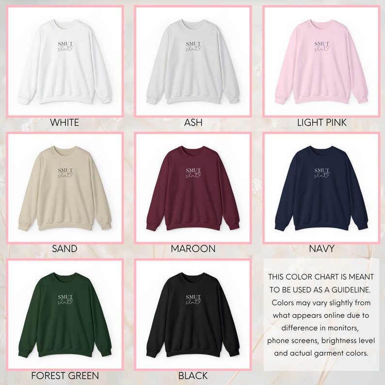 Smut Slut Sweatshirt Smut Book Shirt Reading Shirt Book Lover Gift Book Merch Literary Gift Spicy Reader Reading Smut Lover Smuttok Booktok 画像 6