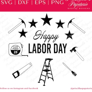 Labor Day SVG - Labor Day DXF - Labor Day EPS - Labor Day Png - Labor Day Sign - Labor Day Flag