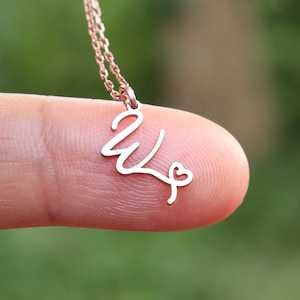 Collier Personnalisé, Collier Initiale, Collier lettre, collier minimaliste, Collier Initial argent, cadeau anniversaire, Collier cœur fille